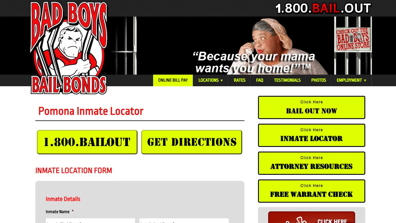 Pomona Inmate Locator | Inmate Location in Pomona CA